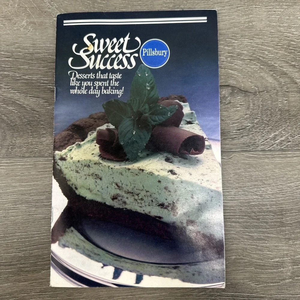 Sweet Success Pillsbury 1980 Vintage Dessert Cookbook Recipes Booklet